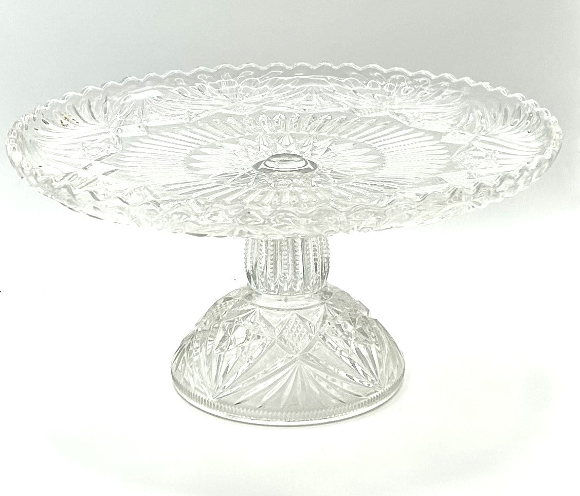 Dessert Cake Stand Glass Footed