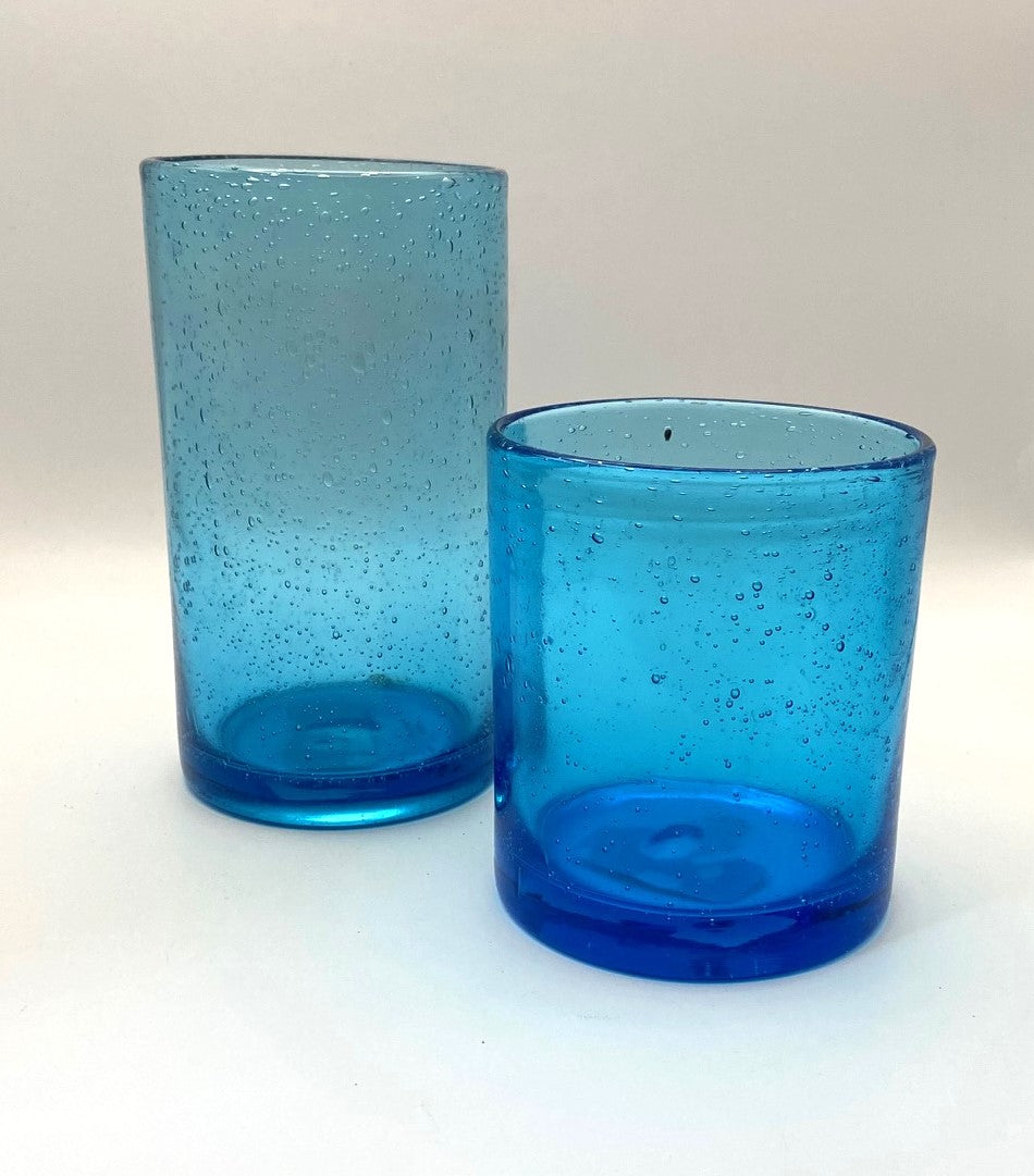 Vase Cylinder Blue