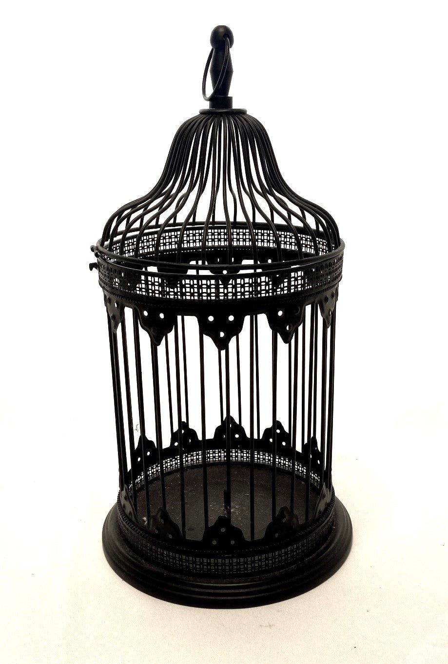 Candle Holder Bird Cage Wrought Iron