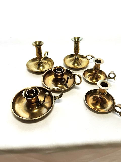 Candle Chamberstick Brass