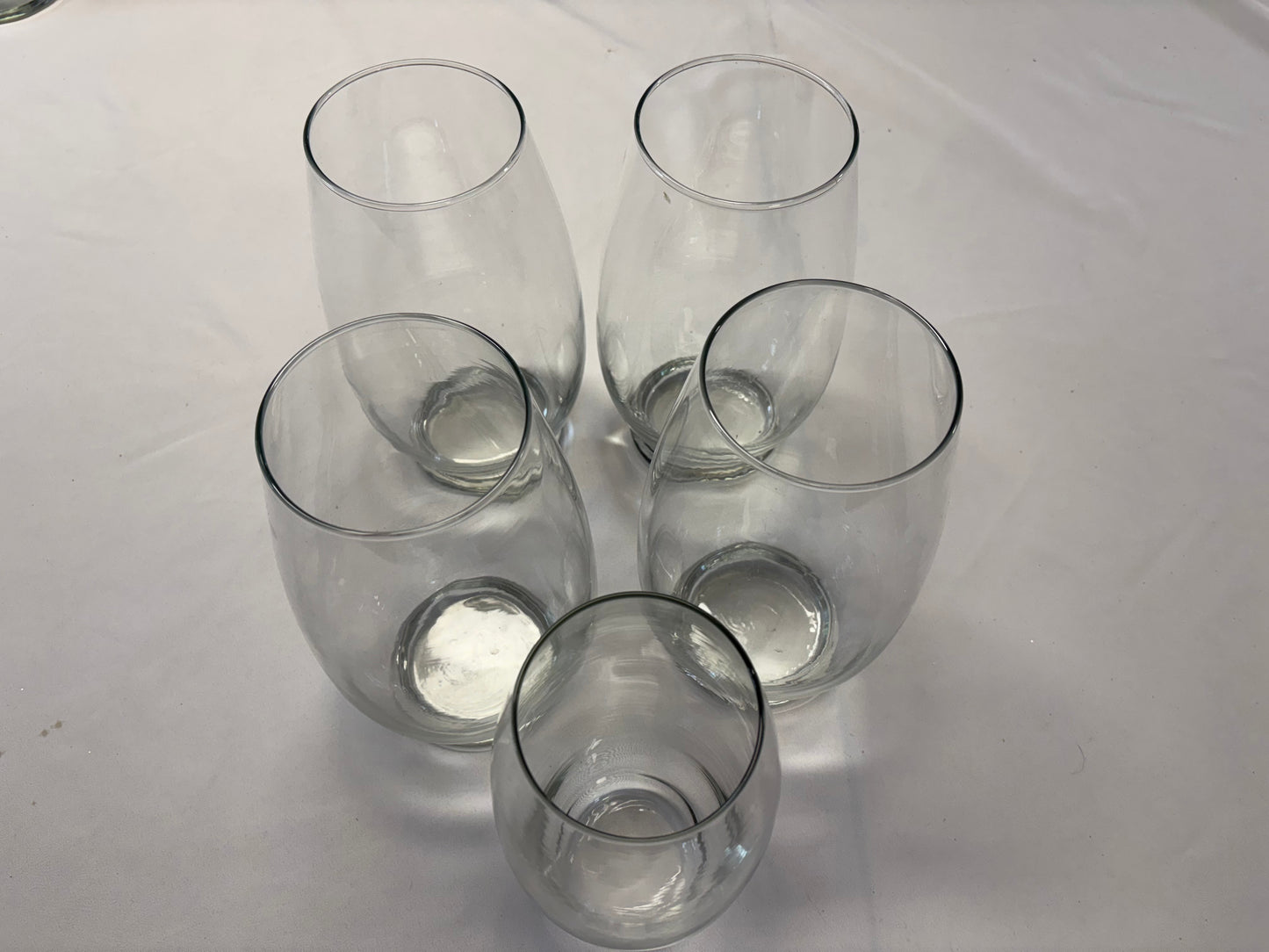 Vases Pear Shaped Glass Clear