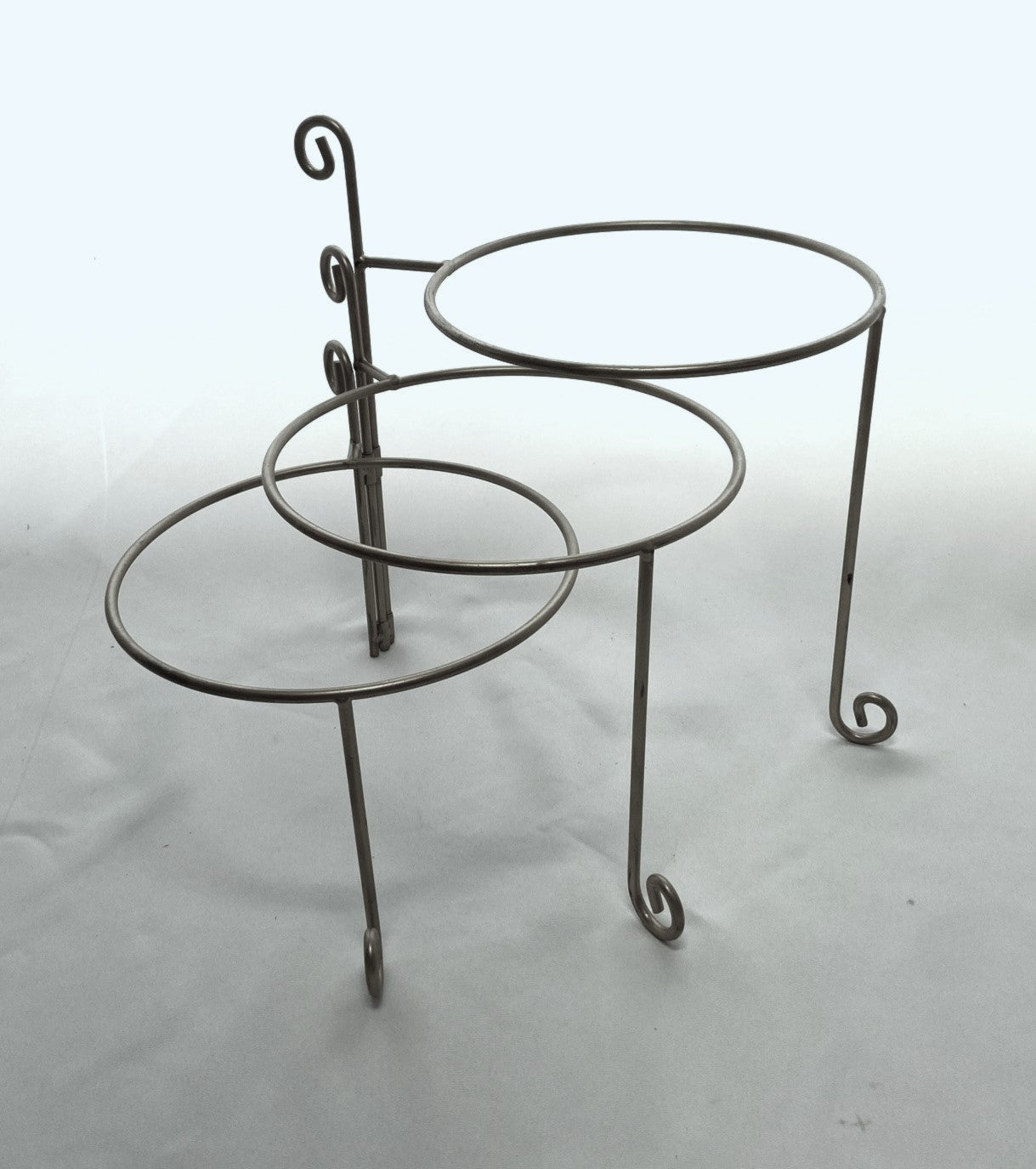 Plate Stand Gold or Black 3 Tier with 3 Plates