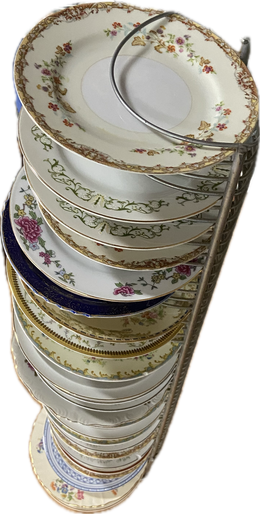 Dinnerware Dinner Mixed Patterns and Colors Porcelain