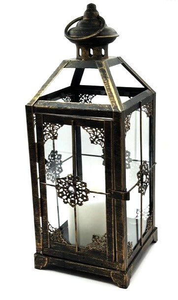 Candle Holder Black Lantern