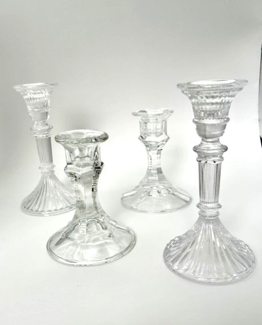 Candlestick Clear Crystal