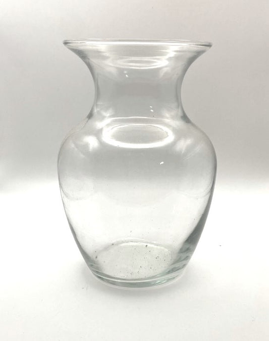 Vase Ginger Jar Clear Glass