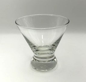 Drinkware Martini Clear Glass Stemless Glasses