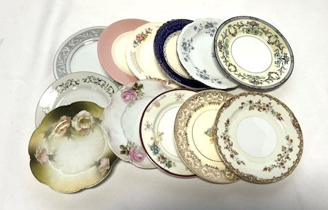 Dinnerware Bread Mixed Patterns and Colors Porcelain