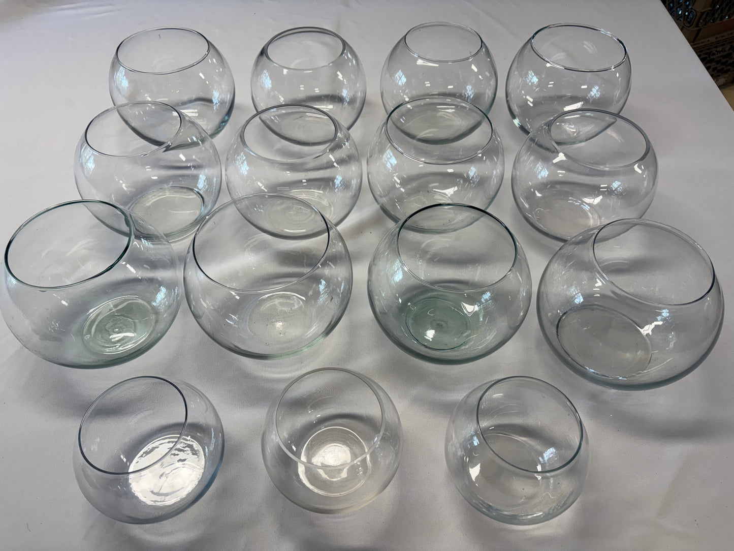 Vases Fishbowl Glass Clear