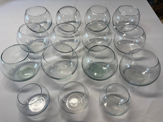 Vases Fishbowl Glass Clear