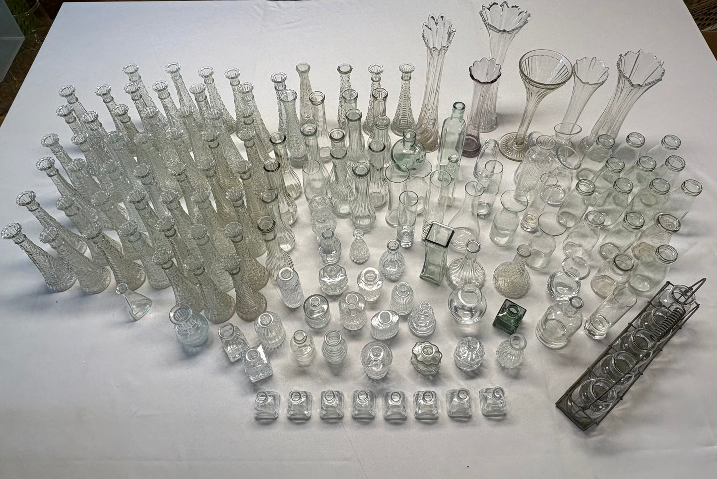 Vases Bud Glass Clear