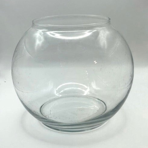 Vase Fishbowl Clear Glass