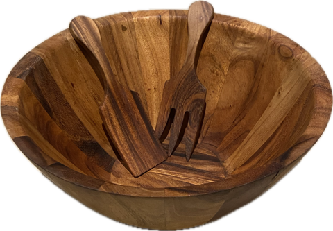 Salad Bowl Large Wood