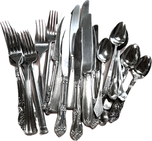 Silverware Silverplate Mismatched