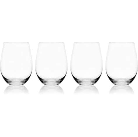 Drinkware Wine Stemless Glass Clear
