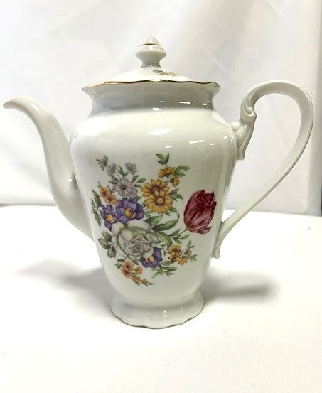 Teapots Porcelain Floral Motif